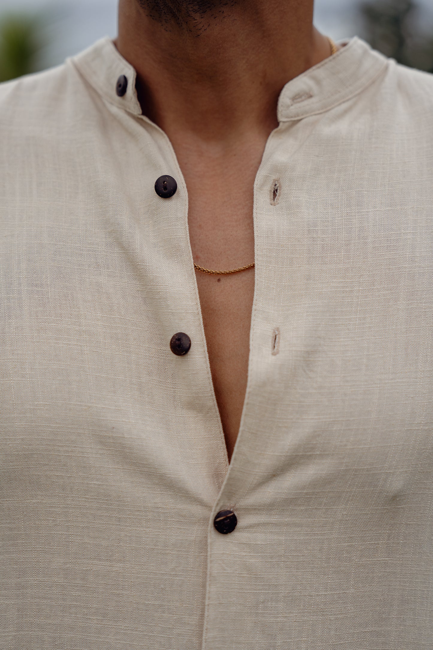 Beige linen