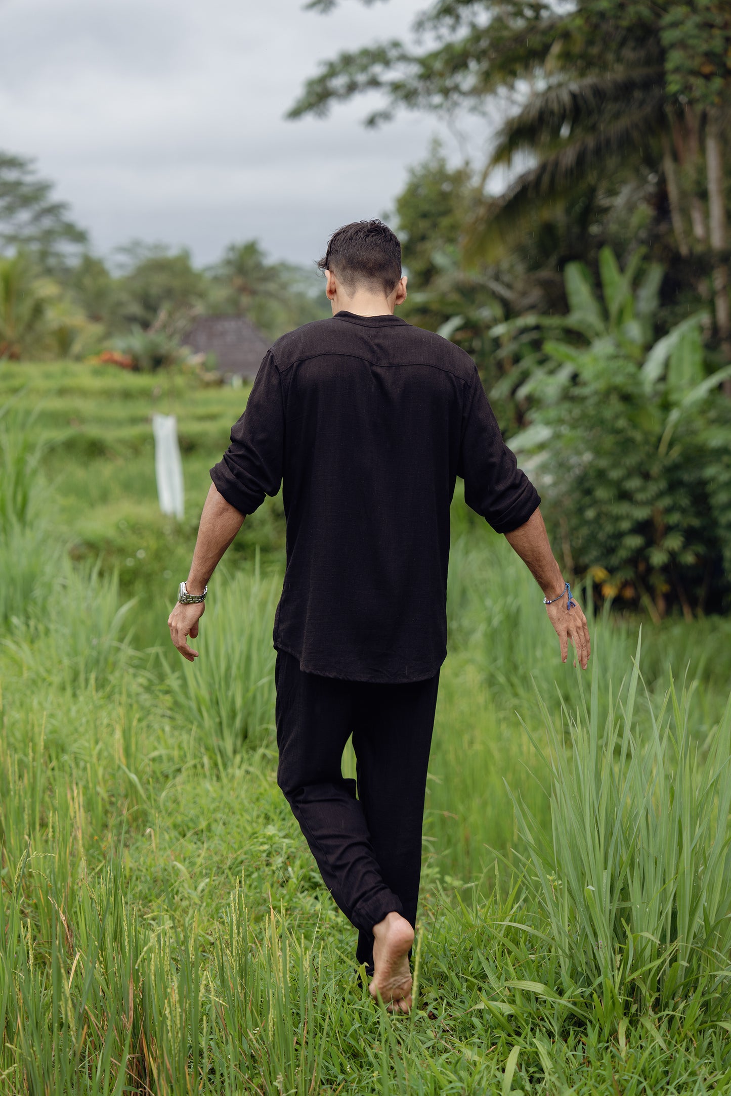 Black linen